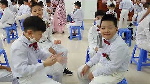 THIẾU NHI THÁI HÀ CHUẨN BỊ TÂM HỒN RƯỚC LỄ LẦN ĐẦU