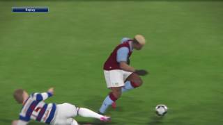 PES 2017 Ayew dive yellow card