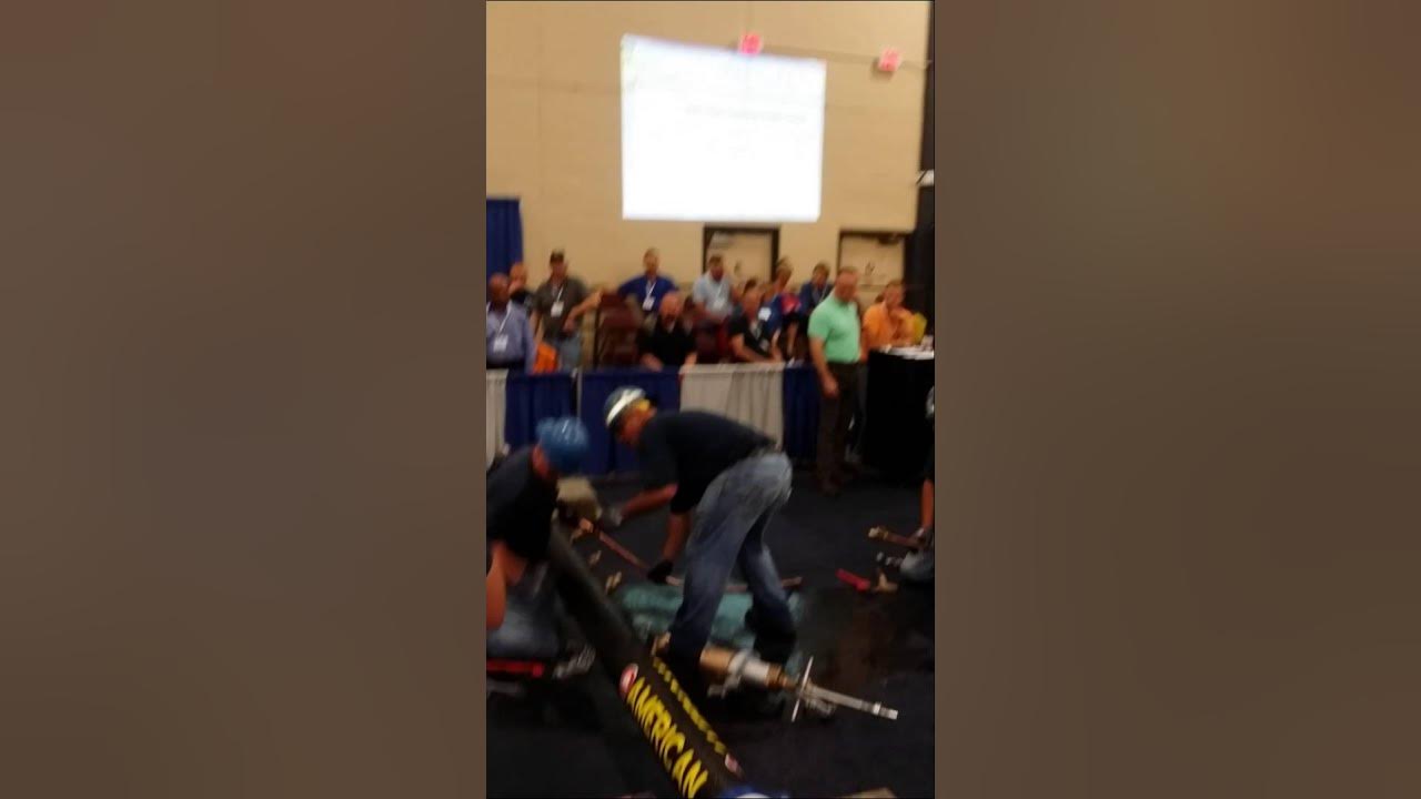 Pipe Tapping Contest Round ll 2015 AWWA Conferenc YouTube