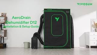 How to Set Up the Vivosun AeroDrain D12 Dehumidifier