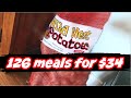 126 MEALS FOR $34 | Emergency Extreme Budget Grocery Haul 2020