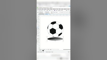 3d football in Corel draw #trending #logo #3d #footballshorts #graphicdesign #art #coreldraw #sonali