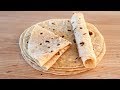 Tortillas de harina de trigo para fajitas, kebab, wraps, burritos ¡Blanditas y finas!