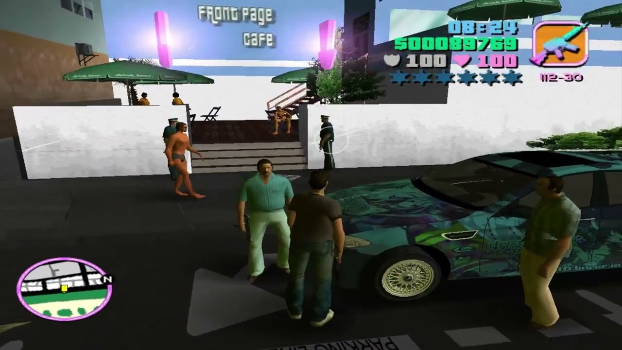 Gta Vice City Isa Mod-Bar Brawl Mission (HD)