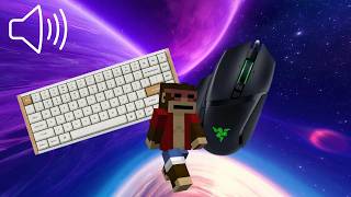 Clean Bedwars ASMR Keyboard & Mouse Sounds (with cam) | Hypixel Bedwars