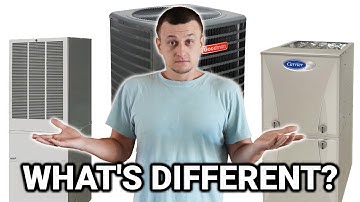 Difference Between A/C, Air Handler, Furnace, Heat Pump, Minisplit, Etc.