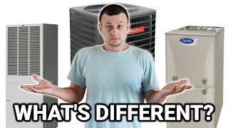 Difference Between A/C, Air Handler, Furnace, Heat Pump, Minisplit, Etc.
