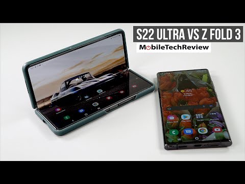 Samsung Galaxy S22 Ultra vs Galaxy Z Fold 3 Comparison Smackdown