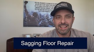 Sagging Floor Repair