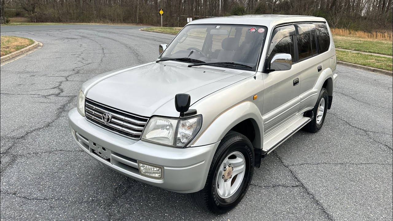 2000 Toyota Land Cruiser Prado TX KZJ95 - MANUAL TRANSMISSION - TURBO DIESEL- JDM - WALK AROUND