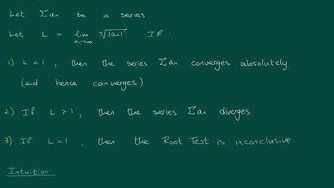 Lecture D V6 Root Test