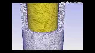 Mesh of a filter with OpenFOAM