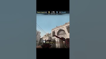 the most insane way to smoke b doors dust2 (CS:GO TRICKS)