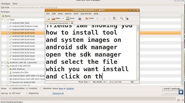 how to install system images on android sdk