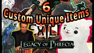 6 Custom Unique Items based on Phrecia Ascendancies!