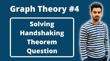 #4:- Solving Handshaking Theorem Question in Hindi | Discrete Mathematics in Hindi