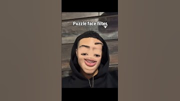 Puzzle Face Filter💀☠️#edit #trollface #troll