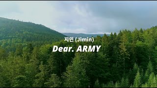 지민 (Jimin) '편지 (Dear. ARMY)' Lyrics [ 한국어 / Romanized / English ]  Live Clip #2023BTSFESTA