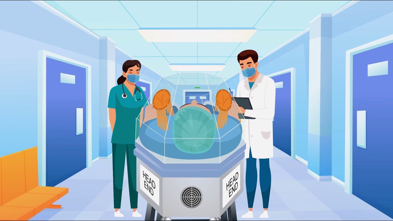 Medical Isolation Pod Advertisement | Medical 2D Animation Video | Bluemetric Marketing