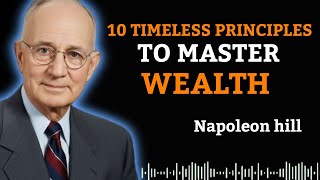 10 Timeless Principles to Master Wealth | Napoleon Hill Inspired Motivation