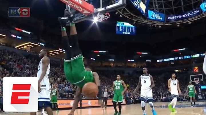 Jaylen Brown suffers scary fall in third quarter of Celtics vs. Wolves | ESPN