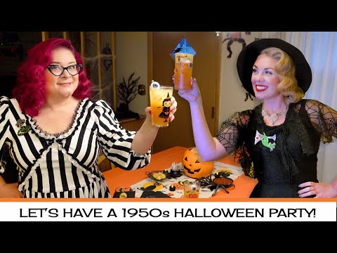 🎃 LET'S THROW A VINTAGE 1950s HALLOWEEN PARTY!! COLLAB WITH @Laci Fay The Vintage Girl Next Door