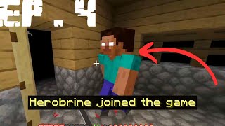 HEROBRINE JOINED MY WORLD.. | FearCraft Mod #4