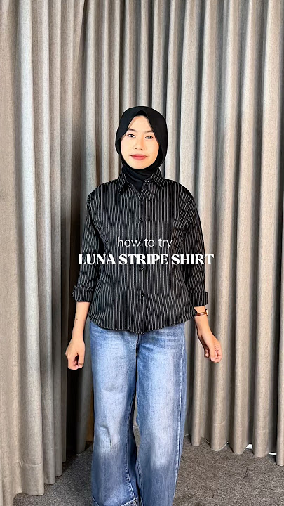 outfit with kemeja luna super gemesss 😋✨ #outfitideas #ootd #ootdkampus #outfits