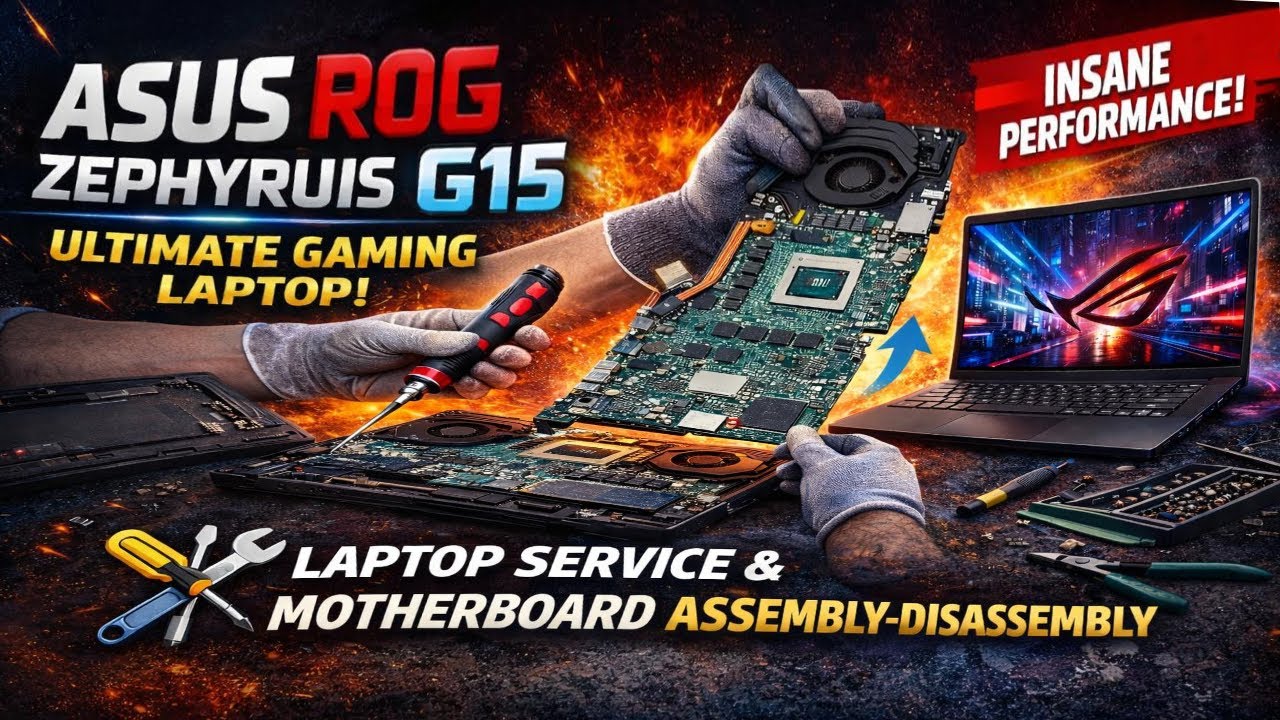 Asus rog g513-g517 disassembly and upgrade options
