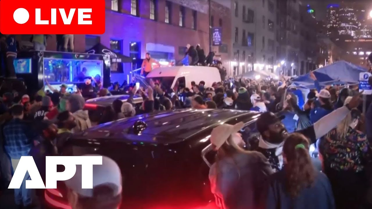 LIVE | Seattle Seahawks Fans Celebrate Historic Super Bowl Win | APT
