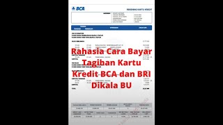 Rahasia Cara Bayar Tagihan Kartu Kredit BCA dan BRI Saat Duit Lagi Menipis #shorts