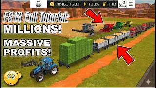 👉 FS18 SECRET MONEY TRICK 😱💰 Earn ₹80+ MILLION FAST! 🚜 #farmingsimulator18 #fs18 #viral #farming