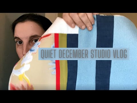 December Studio Vlog | Just keep sewing