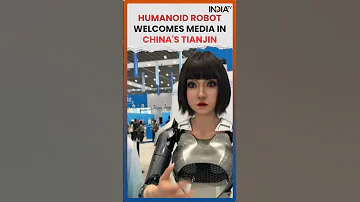 SCO Summit 2025 China S Tianjin Welcomes Media With Humanoid Robots Shorts Scosummit2025 