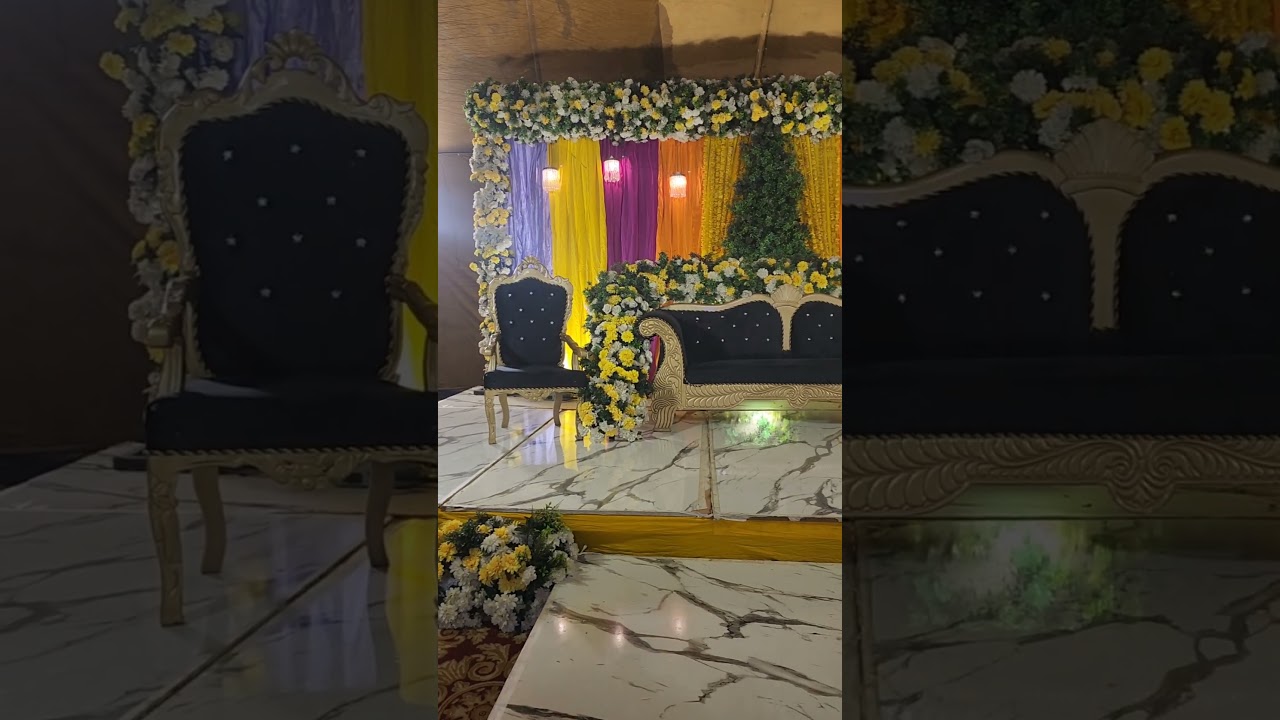 Mehndi Decor Stage Idea 