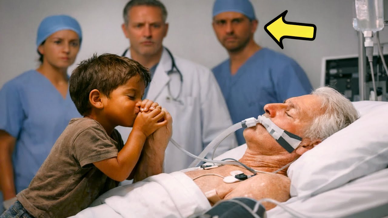 LEKARZE ŚMIALI SIĘ Z CHŁOPCA MÓWIĄCEGO DO PACJENTA W ŚPIĄCZCE… ALE CEO SZEPNĄŁ IMIĘ I…
