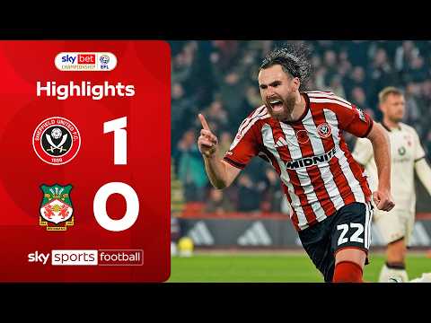 Brereton Diaz nets WINNER for Blades! ⚔️ | Sheffield United 1\u002D0 Wrexham | EFL Highlights
