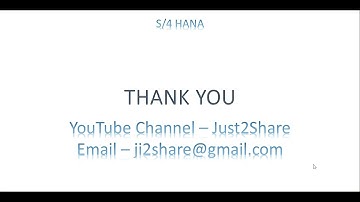 Video 1: S/4 HANA (RAP) - RAP Introduction