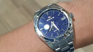 Grand Seiko SBGA469 on wrist in various lighting - YouTube