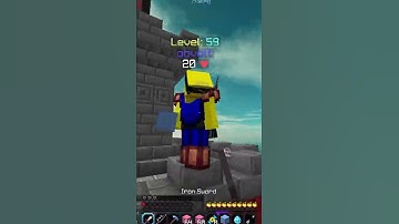 Hypixel lag saved me...