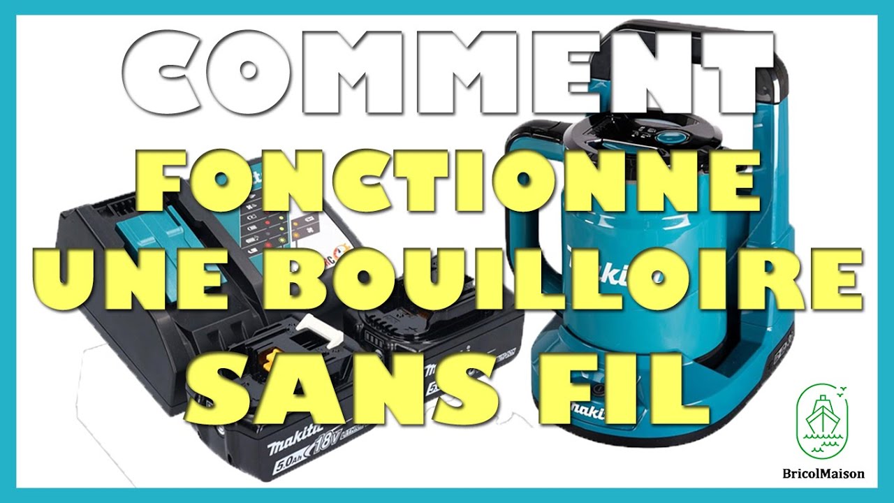 Comment fonctionne une bouilloire sans fil - YouTube