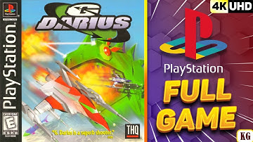G-Darius [PS1] Gameplay Walkthrough FULL GAME [4K60ᶠᵖˢ UHD🔴]