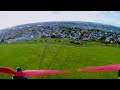 Полет на fpv дроне с экшн камеры