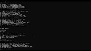 Football Simulation in Java