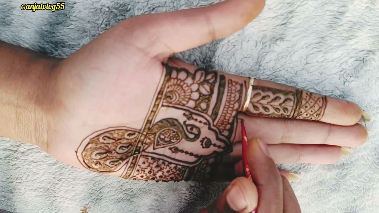 Mehndi design - 92 sundar peacock 🦚 