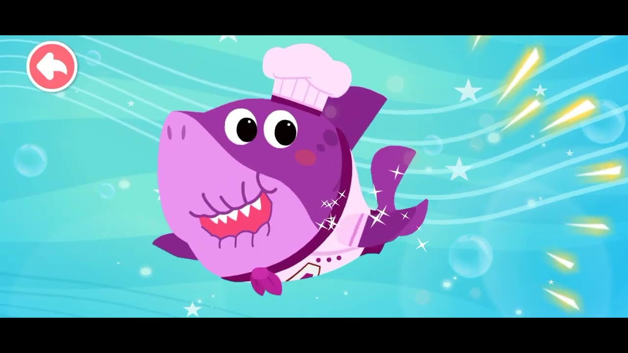Baby shark fishing cartoon multfilm multik kids malish bolajon