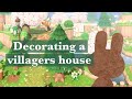 Decorating a villagers house! 🐰 ACNH