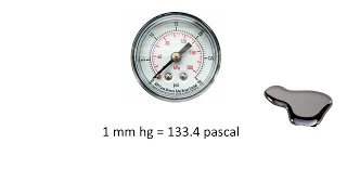 How to convert 1 mm hg to pascal (newton per meter)?