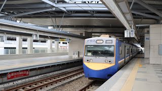 21.08.2021 2174次區間車(EMU700)豐原站進站 & 離站