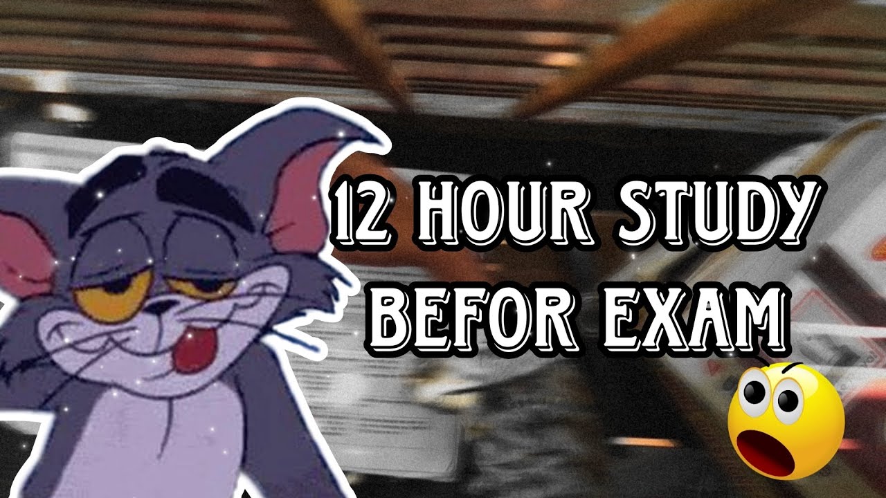 Study with me | 12 hour study challenges | study Befor exam | student ...